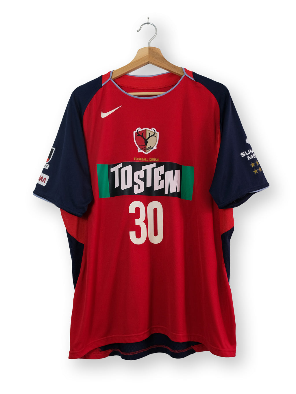 Kashima Antlers 2004 Home Kit – #30 – (XL)