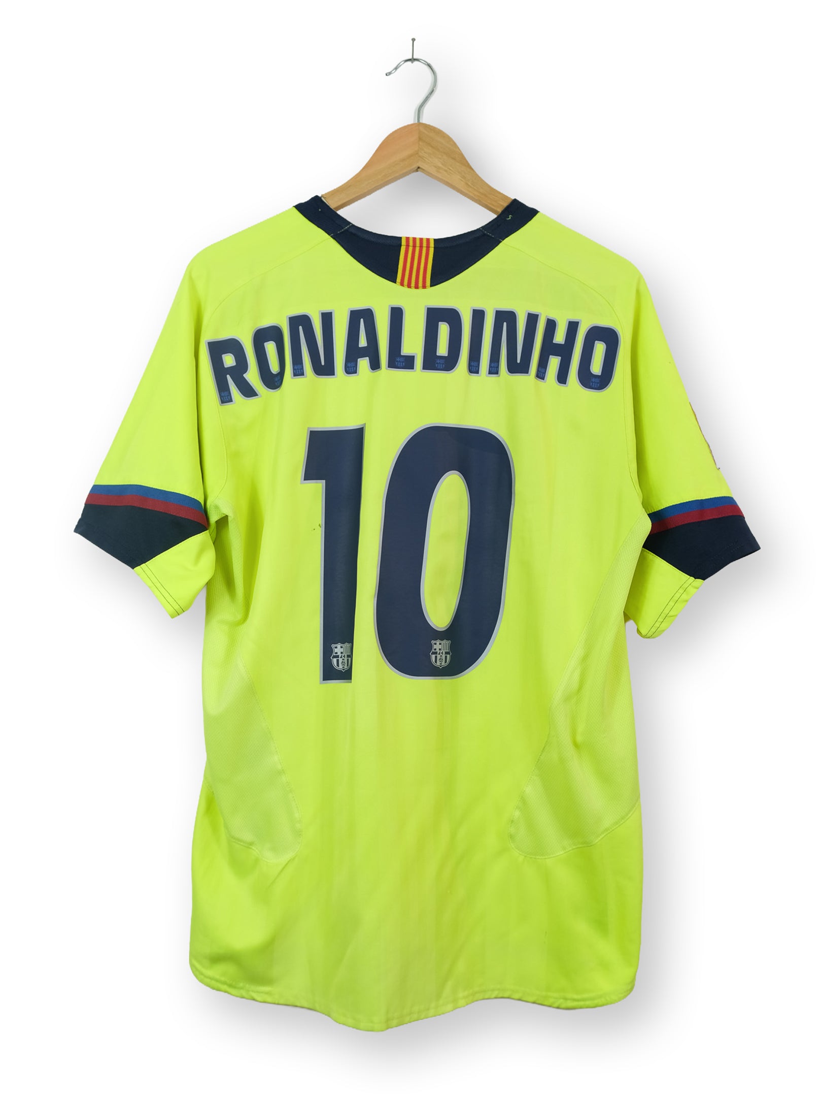 FC Barcelona 2005/06 Auswärts Trikot – RONALDINHO #10 – (M)
