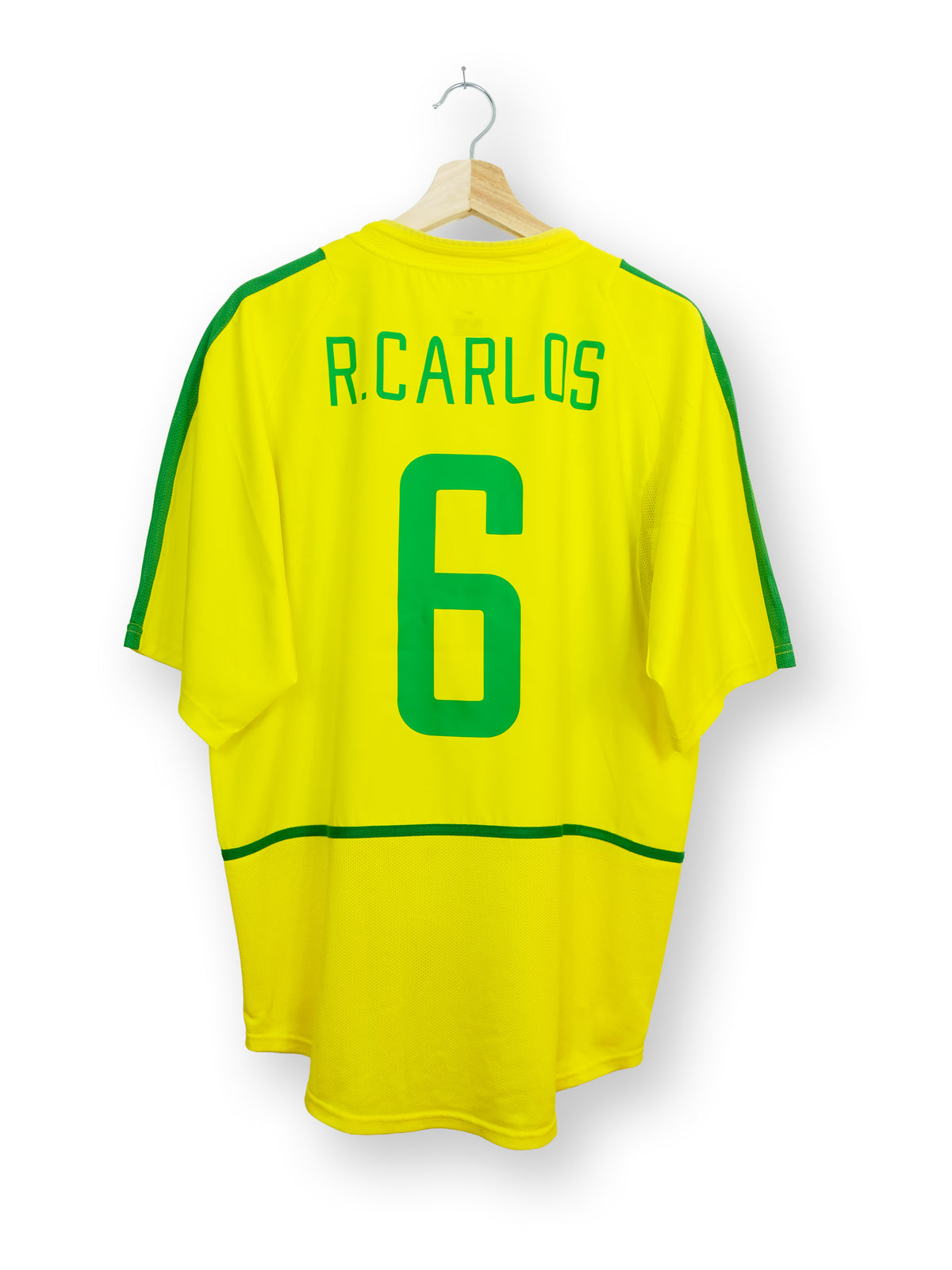 Brazil 2002/03 Home Kit – R. CARLOS #6 – (L)