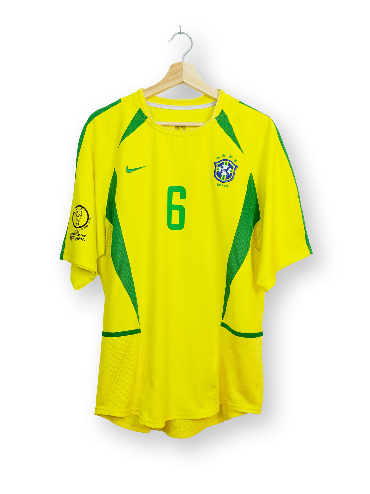 Brazil 2002/03 Home Kit – R. CARLOS #6 – (L)