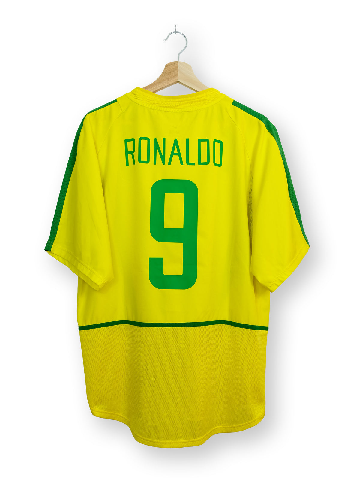 Brazil 2002/03 Home Kit – RONALDO #9 – (L)