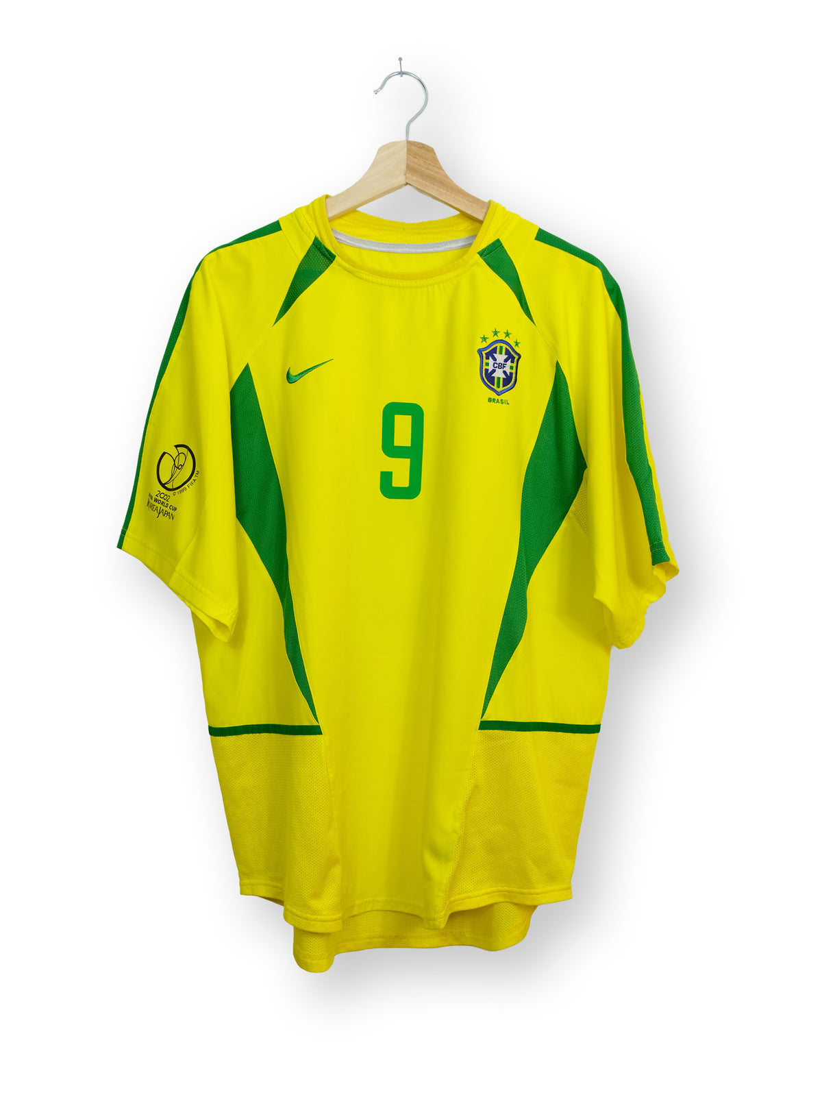 Brazil 2002/03 Home Kit – RONALDO #9 – (L)