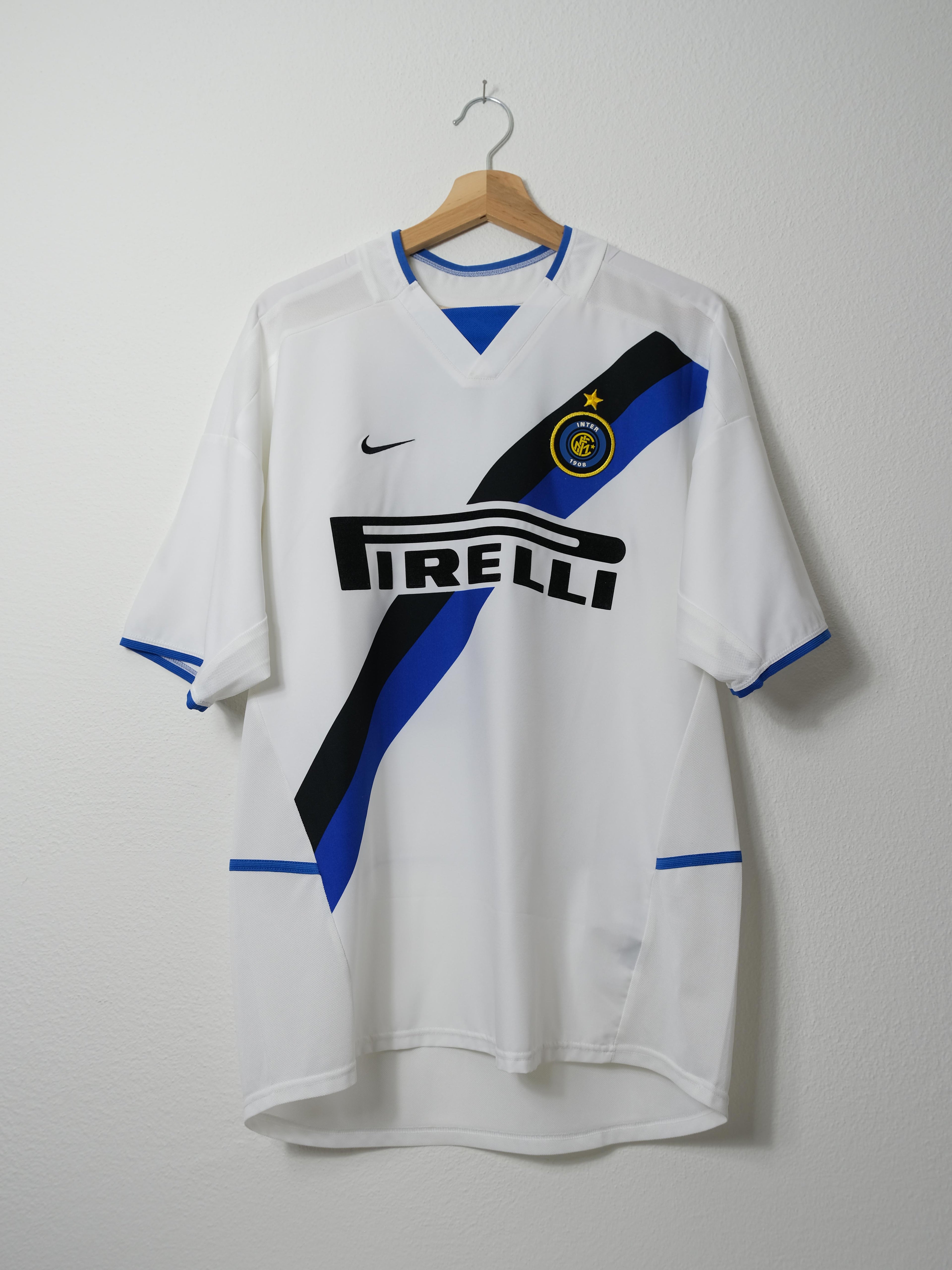 Inter Milan 2002/03 Away Kit – ADRIANO #10 – (L)