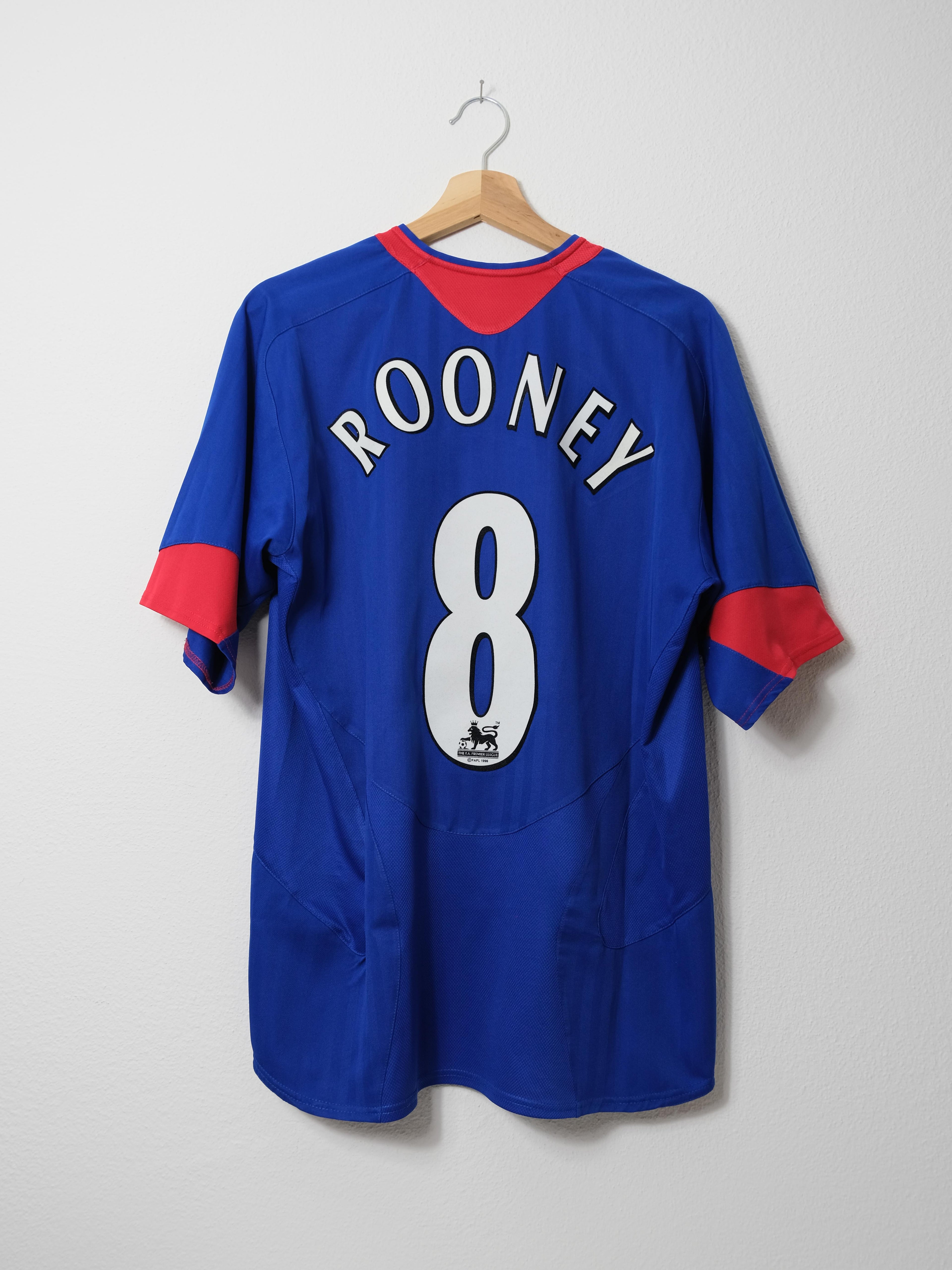 Manchester United 2005/06 Auswärts Trikot – ROONEY #8 – (L)