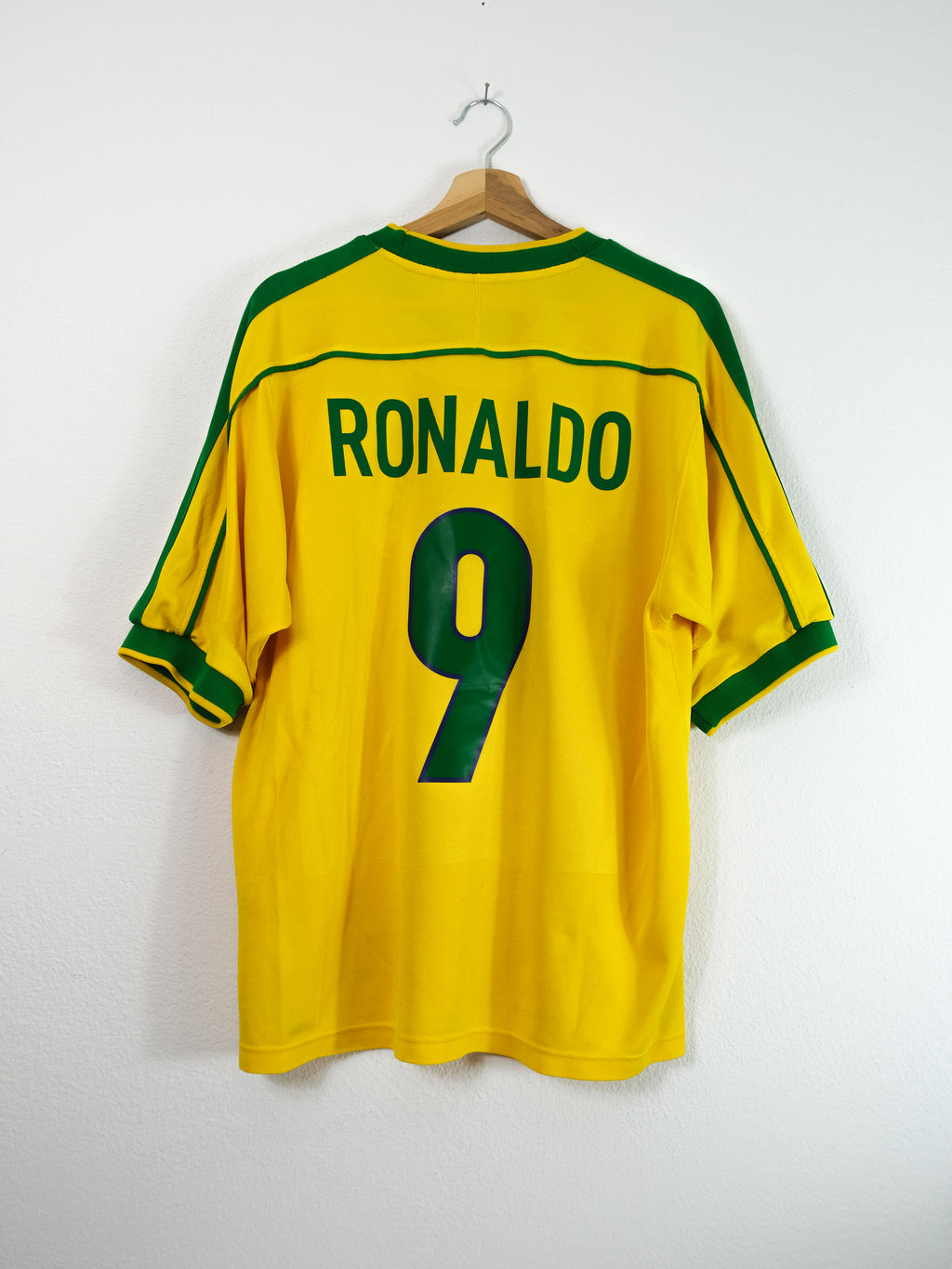 Brasilien 1998/1999 Heim Trikot – RONALDO #9 – (L)