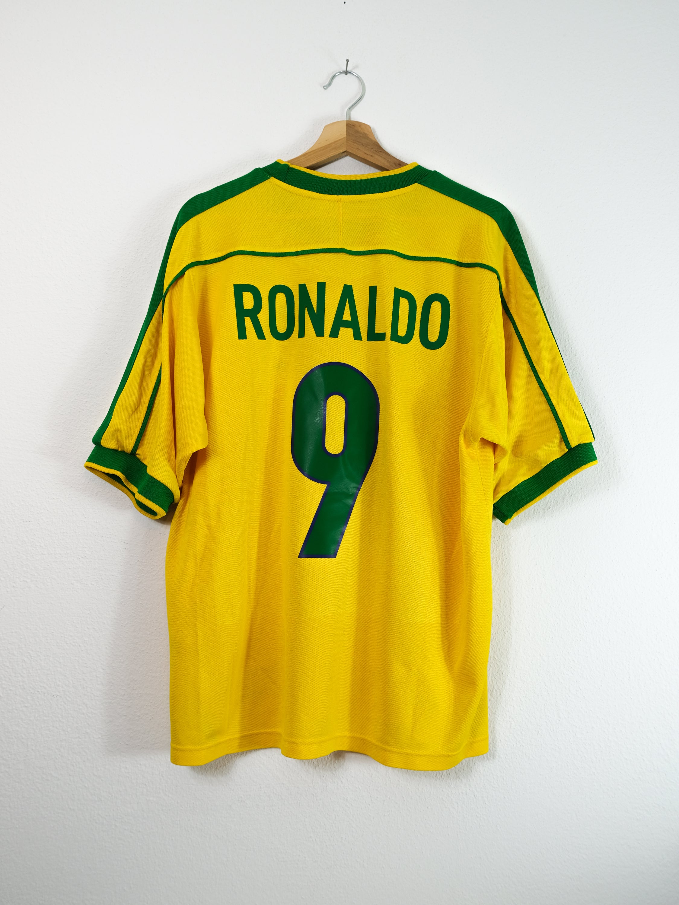Brasilien 1998/1999 Heim Trikot – RONALDO #9 – (L)