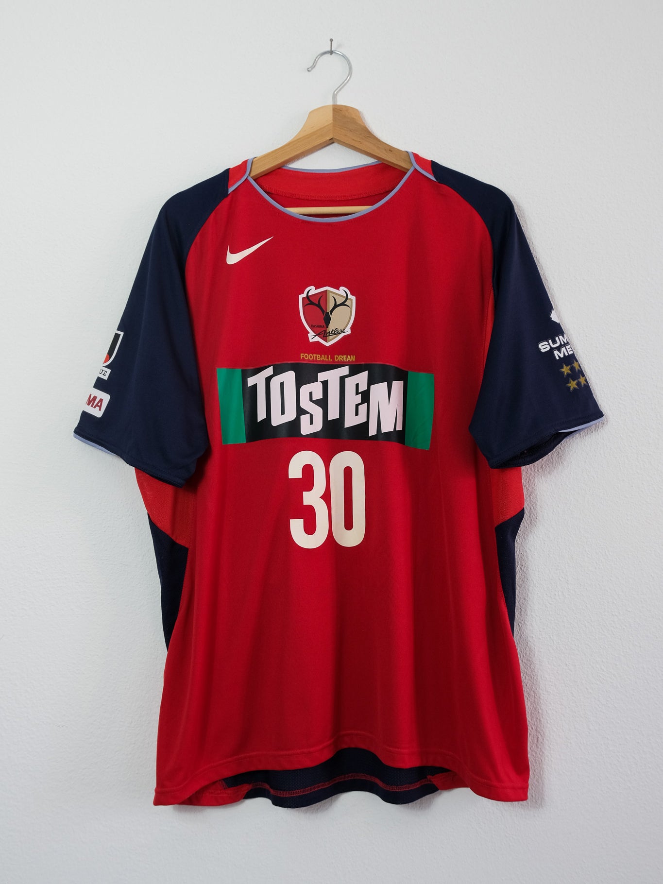 Kashima Antlers 2004 Heim Trikot – #30 – (XL)