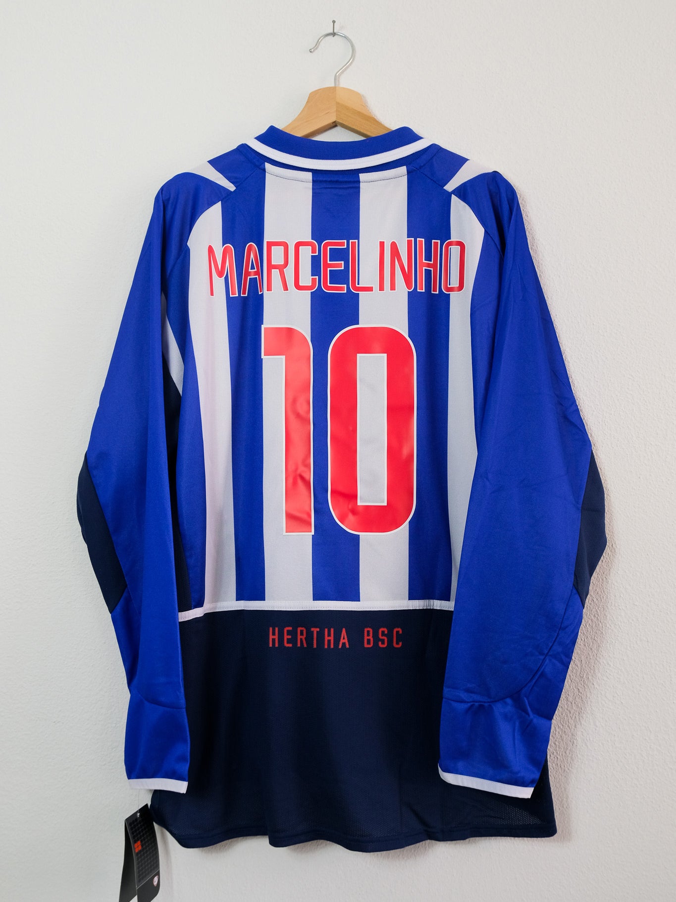 Hertha BSC 2003/04 Heim Trikot – MARCELINHO #10 – (XL)