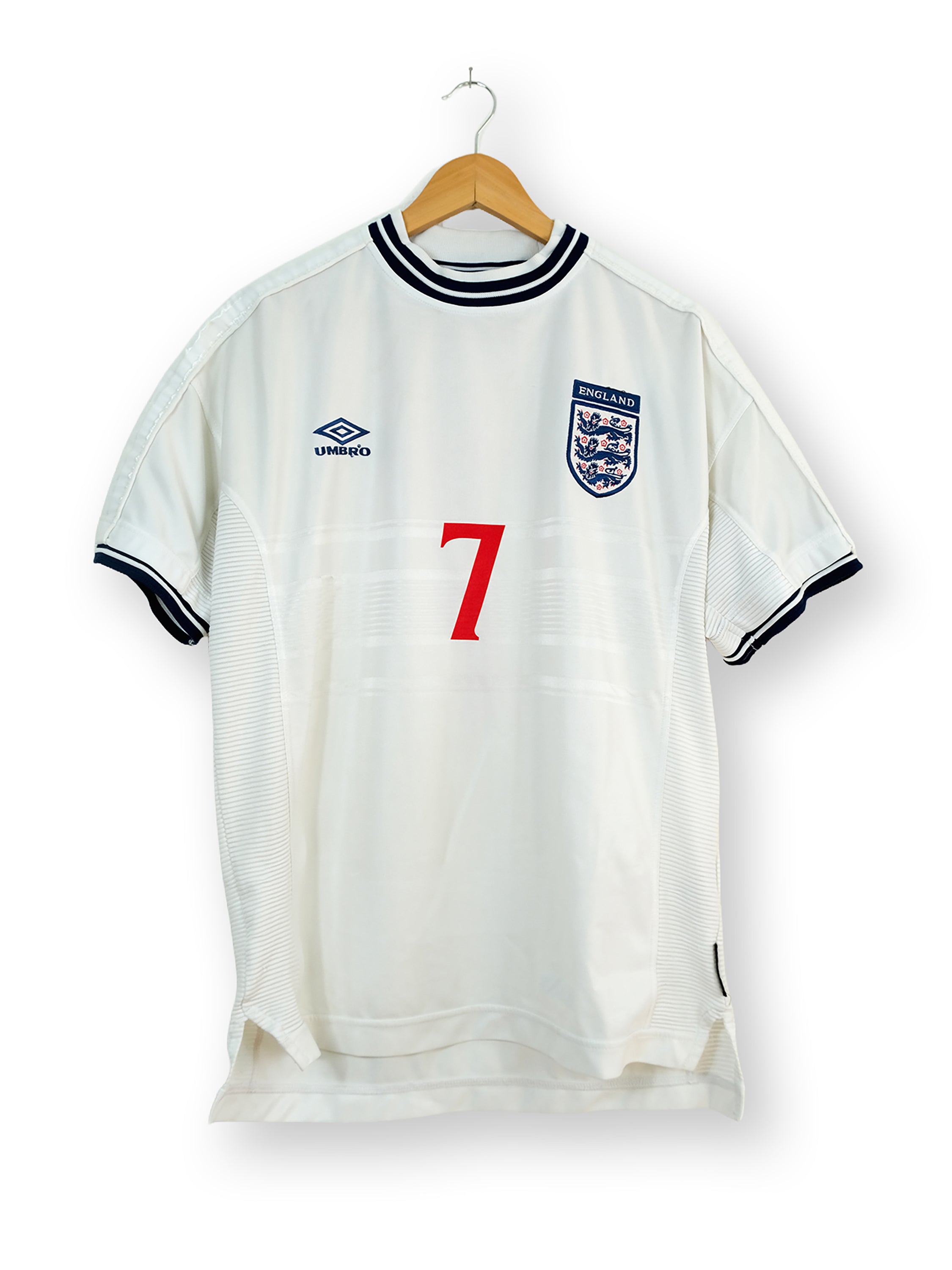 England 2000/01 Heim Trikot – BECKHAM #7 – (L)