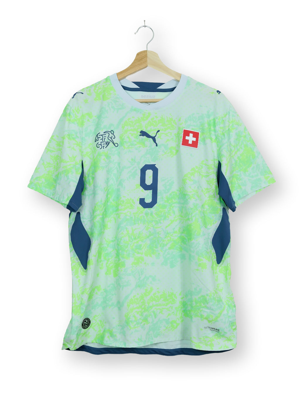 Switzerland 2026/27 Away Kit – MANZAMBI #9 – (XL)